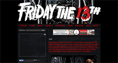 Desktop Screenshot of fridaythe13thfilms.com